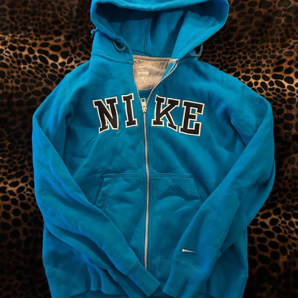 Nike Teal Full-Zip Hoodie